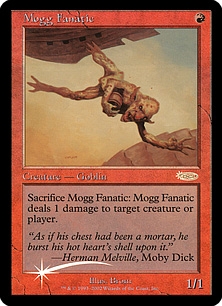 MTG モグの狂信者　Mogg Fanatic　foil 英語　FNM Mogg Fanatic (foil) - Friday Night Magic | Bazaar of Magic