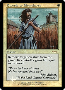 Swords to Plowshares (foil)