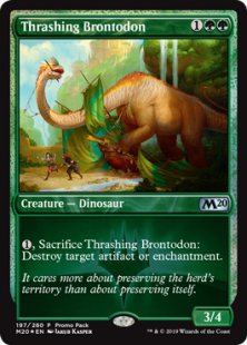 Thrashing Brontodon (foil)