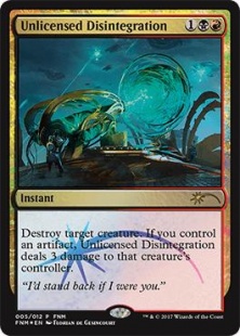 Unlicensed Disintegration (foil)