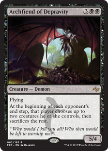 Archfiend of Depravity (foil)