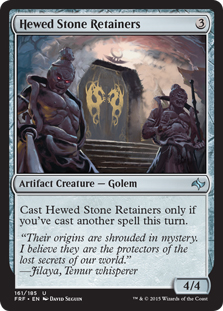 Hewed Stone Retainers (foil)