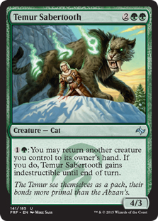 Temur Sabertooth (foil)