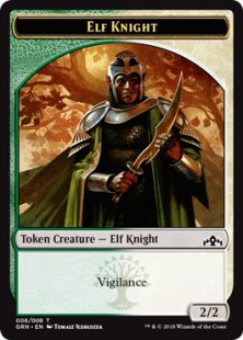 Elf Knight token (2/2)