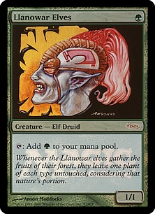 Llanowar Elves (foil)