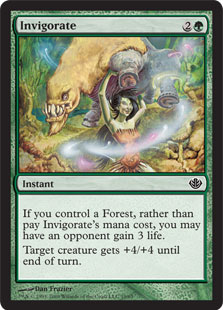 Invigorate - Garruk vs. Liliana | Bazaar of Magic Invigorate - Garruk vs. Liliana | Bazaar of Magic