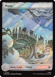 Plains (foil) (full art) - Unhinged | Bazaar of Magic