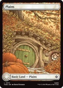 Plains (foil) (full art) - Unhinged | Bazaar of Magic