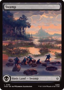 Swamp (full art) - Unstable | Bazaar of Magic