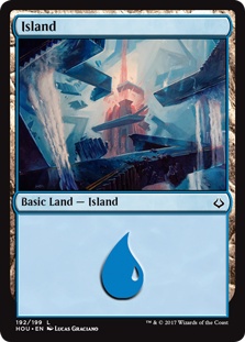 Island (#192) (foil)