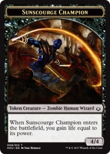 Sunscourge Champion eternalize token (4/4)
