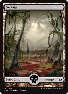 Swamp (#187) (foil) (full art)
