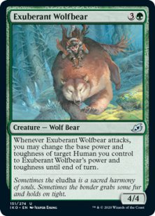Exuberant Wolfbear (foil)