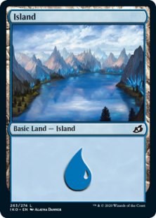 Island (#263) (foil)