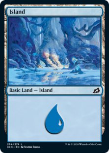 Island (#264) (foil)