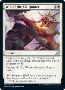 Will of the All-Hunter - Ikoria: Lair of Behemoths | Bazaar of Magic Will of the All-Hunter - Ikoria: Lair of Behemoths | Bazaar of Magic