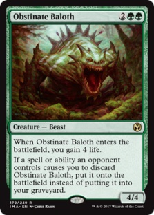 Obstinate Baloth (foil)