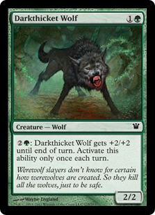 Darkthicket Wolf (foil)