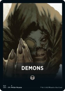 Demons front card