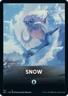 Snow front card