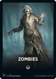 Zombies front card
