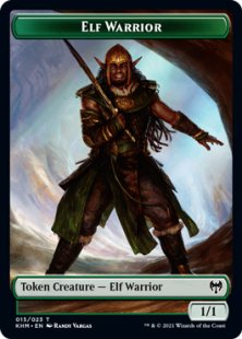 Elf Warrior token (1) (1/1)