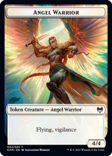 Angel Warrior token (foil) (4/4)