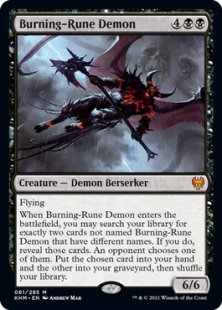 Burning-Rune Demon (foil)