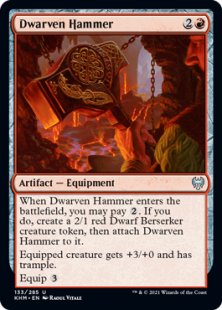 Dwarven Hammer (foil)