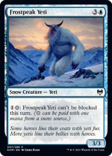 Frostpeak Yeti (foil)