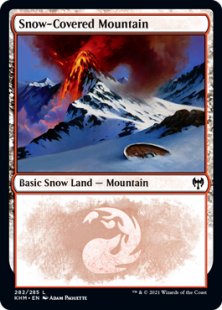 Snow-Covered Mountain (#282) (foil)