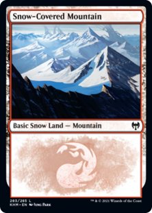 Snow-Covered Mountain (2) (foil)