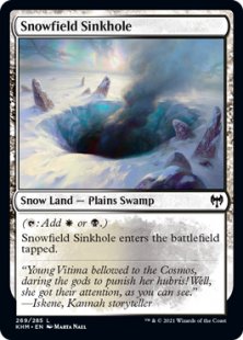 Snowfield Sinkhole (foil)