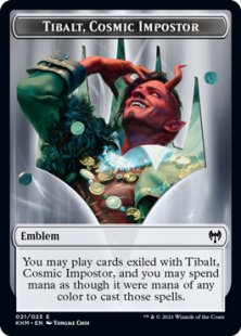 Tibalt, Cosmic Impostor emblem (foil)