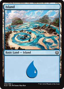 Island (#254) (foil)