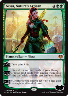 Nissa, Nature's Artisan (foil)