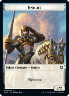 Knight token (2/2) - March of the Machine | Bazaar of Magic