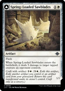 Spring-Loaded Sawblades (foil)