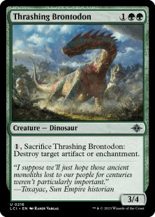 Thrashing Brontodon (foil)