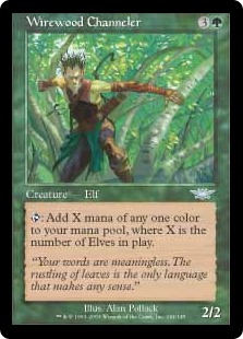 Wirewood Channeler (foil)