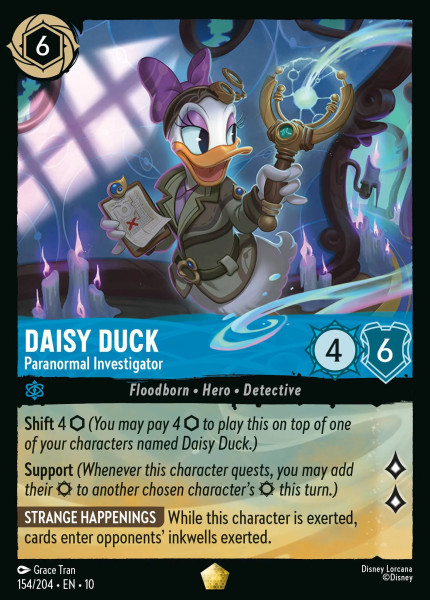 Daisy Duck, Paranormal Investigator (foil)