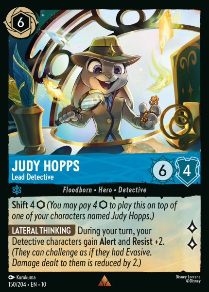 Judy Hopps, Lead Detective (foil)