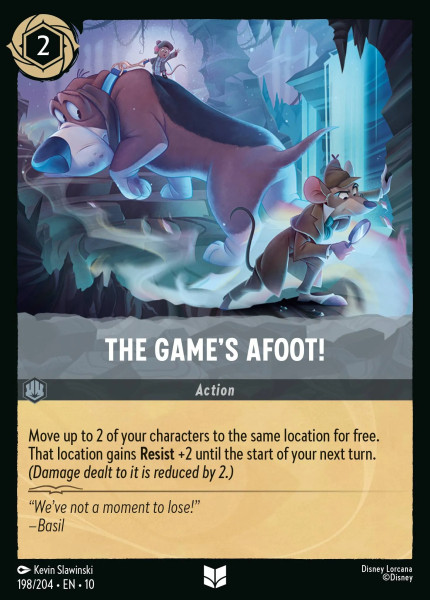 The Game's Afoot! (foil)