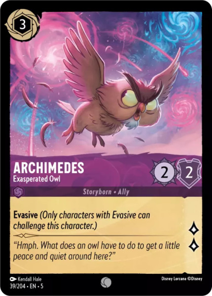 Archimedes, Exasperated Owl