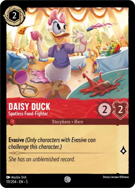 Daisy Duck, Spotless Food-Fighter