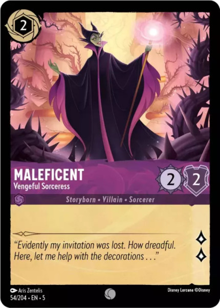 Maleficent, Vengeful Sorceress
