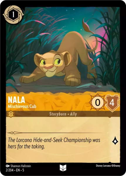 Nala, Mischievous Cub (foil)