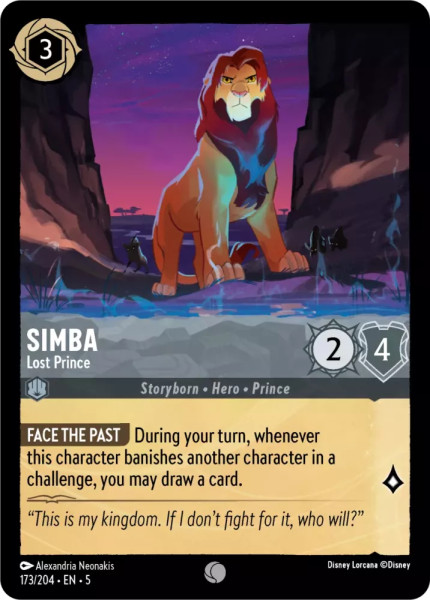 Simba, Lost Prince