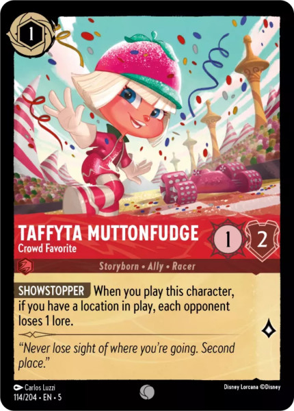 Taffyta Muttonfudge, Crowd Favorite
