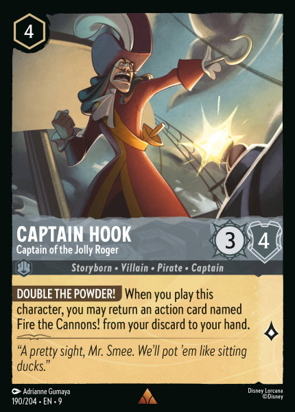 Captain Hook, Captain of the Jolly Roger (foil)